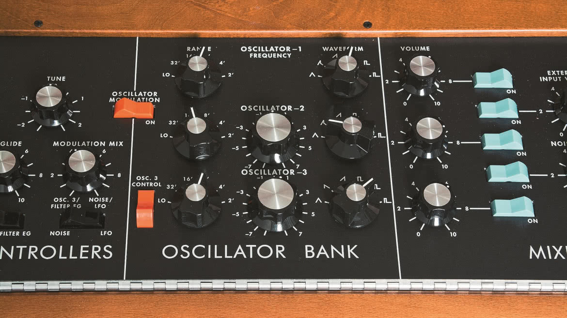 Minimoog Model D - syntezator analogowy