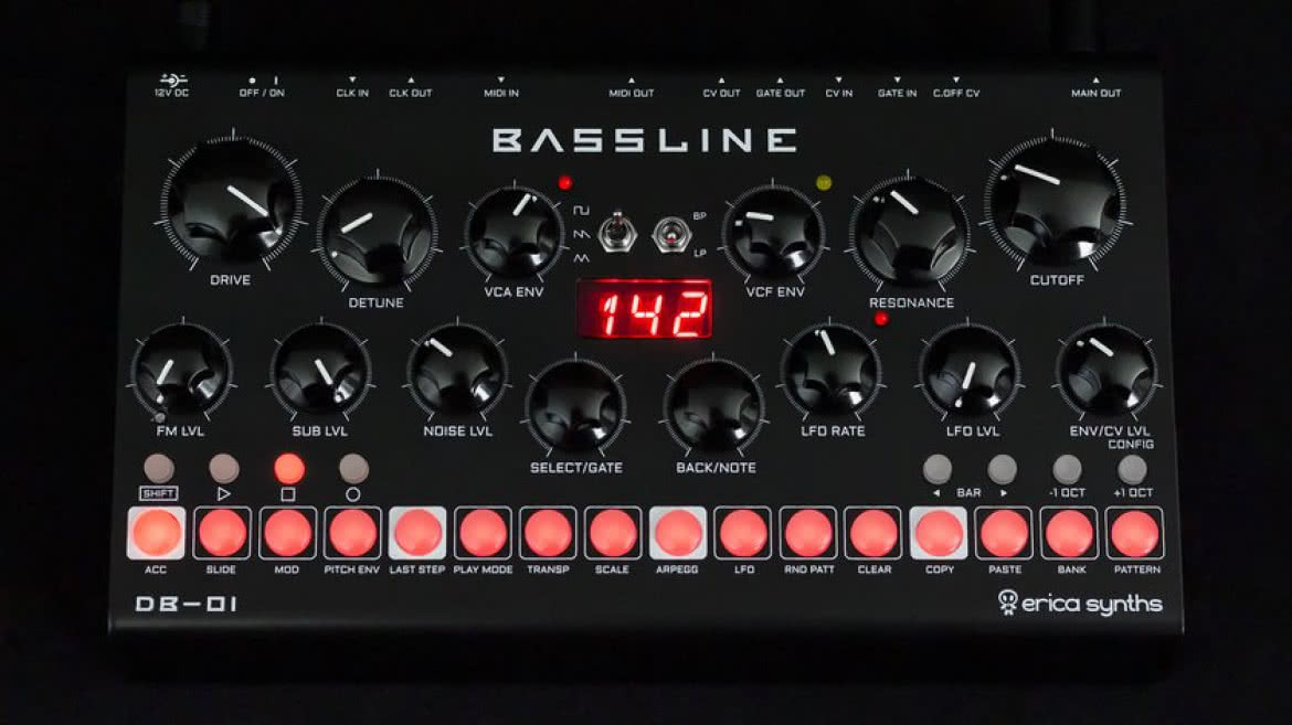 Mobilny producent: Bassline DB-01 i Hammond B-3X