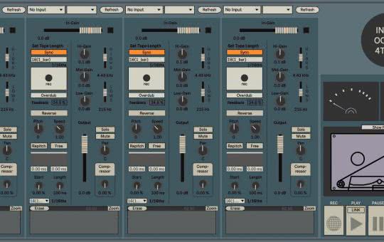 Tape Loops 4Trak - taśmowe workflow w Ableton Live 
