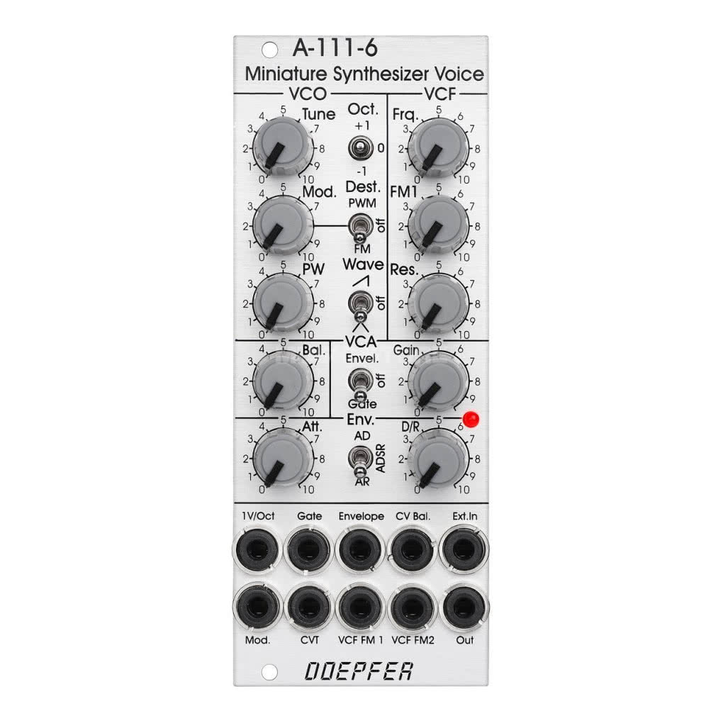 Doepfer A-111-6 - syntezator monofoniczny dla systemów Eurorack 