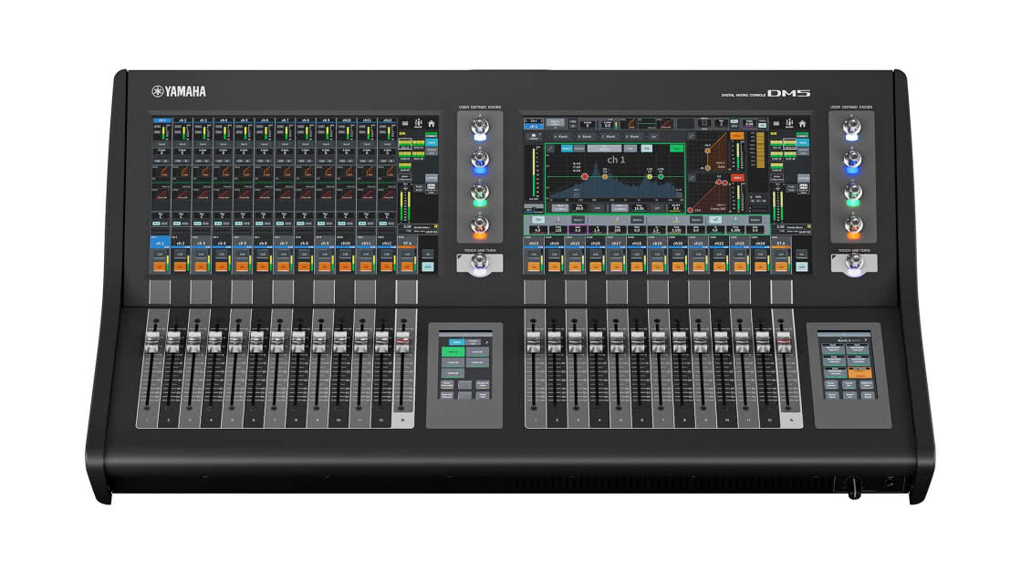 Yamaha prezentuje nową serię konsolet cyfrowych DM5