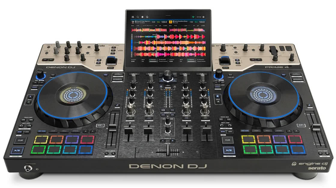 Denon DJ PRIME 4 G2 – cztery decki, Stems i DMX bez komputera