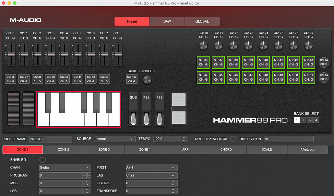 Hammer 88 Pro - klawiatura główna i kontroler MIDI