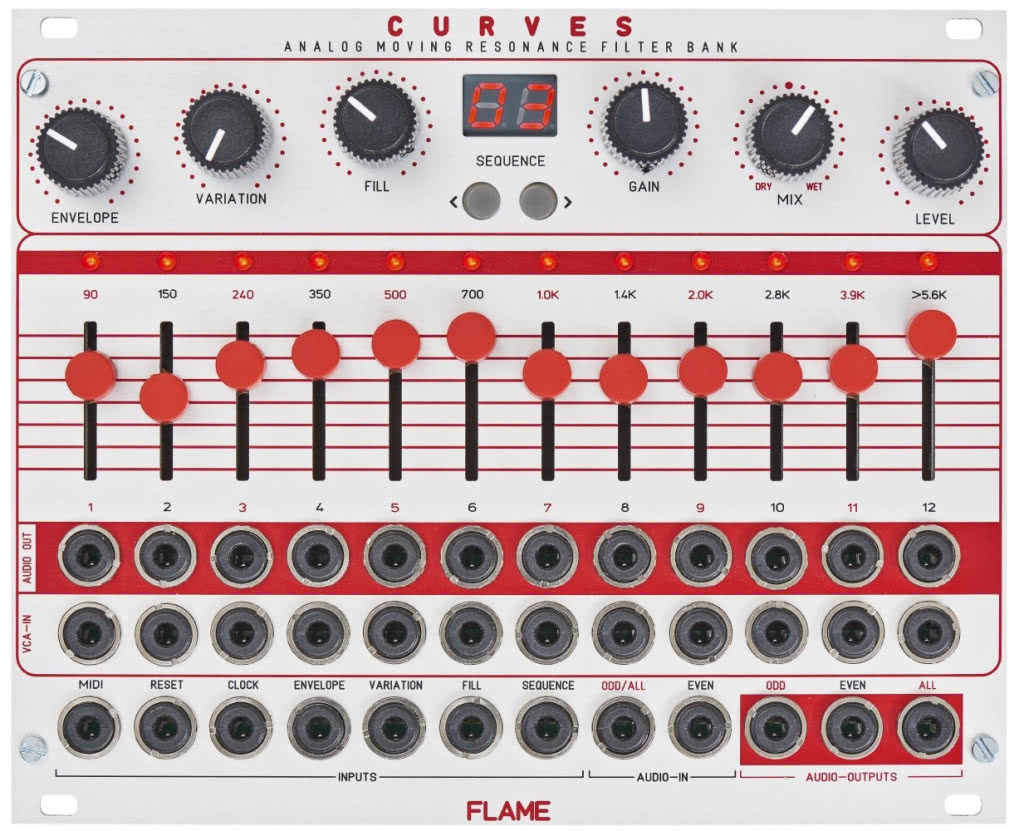 Flame Curves - analogowy filter bank stereo dla wymagających