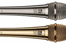 Limitowane wersje mikrofonu sE V7: Gold i Brushed Nickel – scena z odrobiną stylu