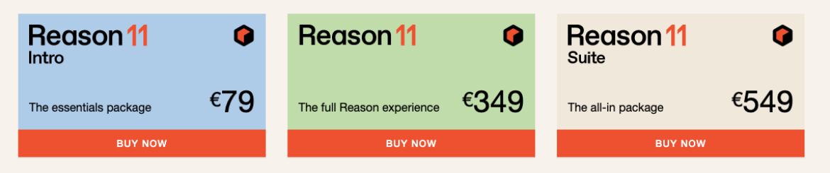 Reason 11 - wystartowała oficjalna sprzedaż