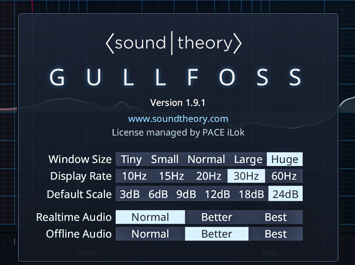 Gullfoss 1.9 - automatyczny korektor