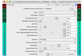 Rea i JS. Transient-Driven Auto-Pan