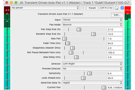 Rea i JS. Transient-Driven Auto-Pan