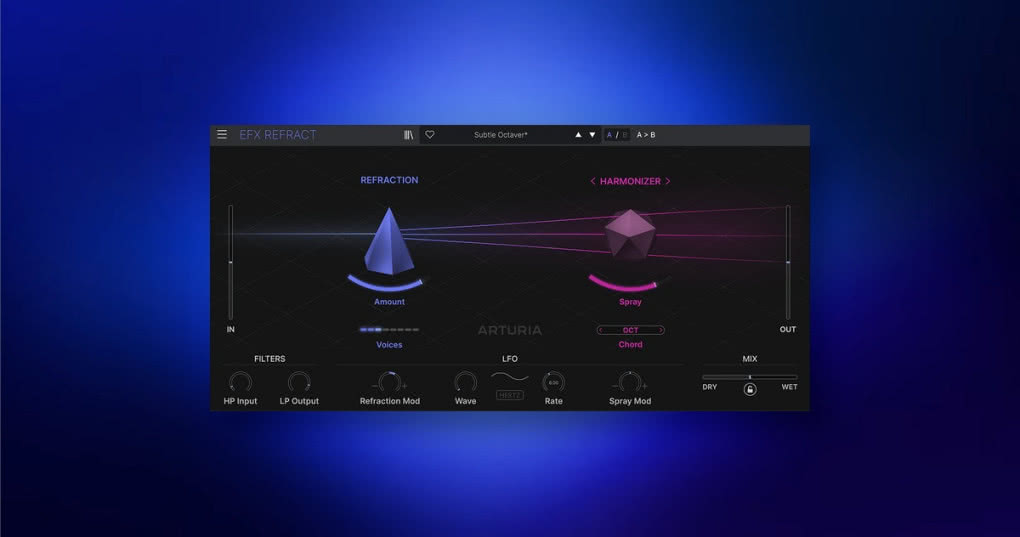 Arturia ogłosiła świąteczny prezent! Tym razem jest to Efx REFRACT