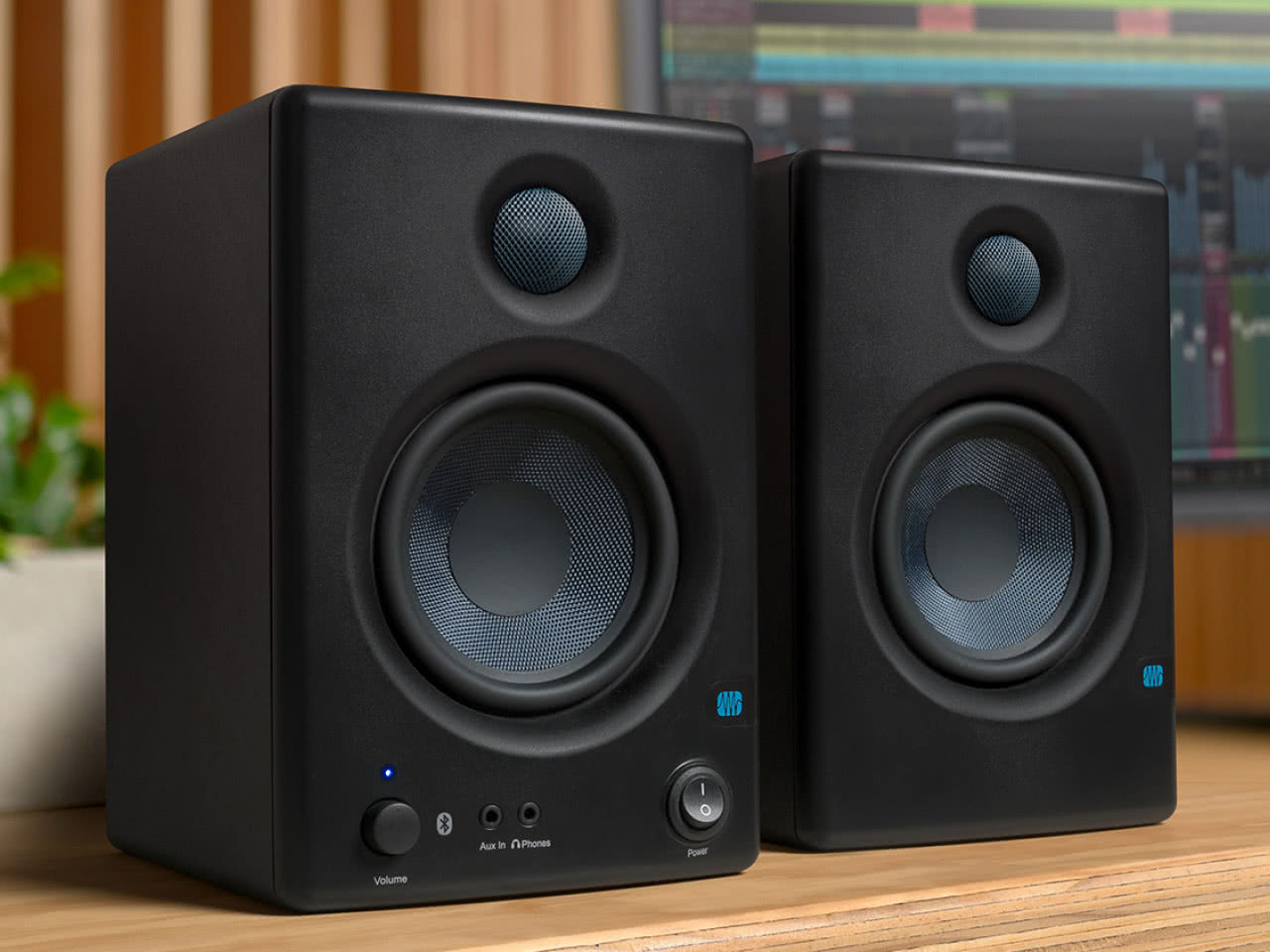 Presonus E4.5 スタジオモニタースピーカー PreSonusアクティブスピーカにBluetooth対応モデル - AV Watch