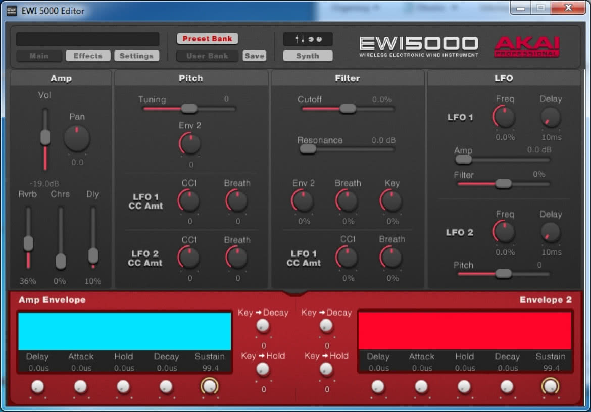 EWI5000 - kontroler dęty MIDI