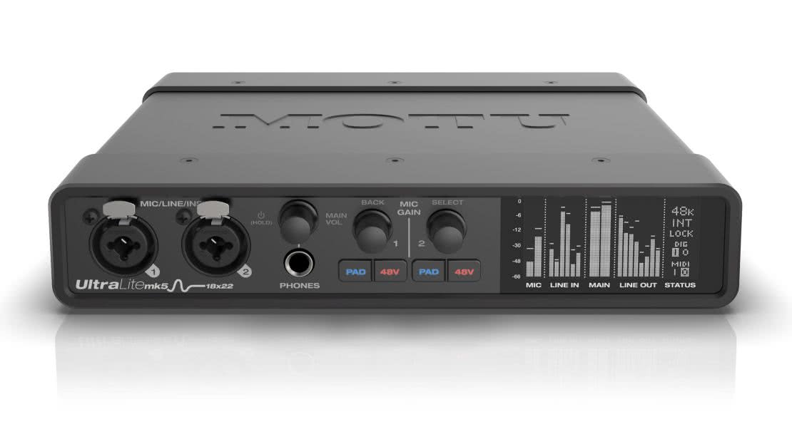 MOTU UltraLite Mk5 - interfejs audio 18x22 