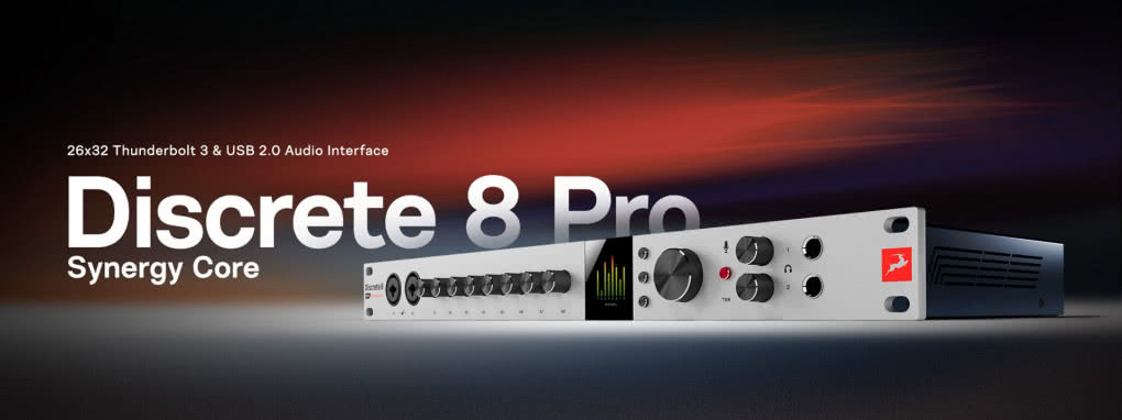 Discrete 8 Pro Synergy Core i Discrete 4 Pro Synergy Core - nowe interfejsy od Antelope Audio